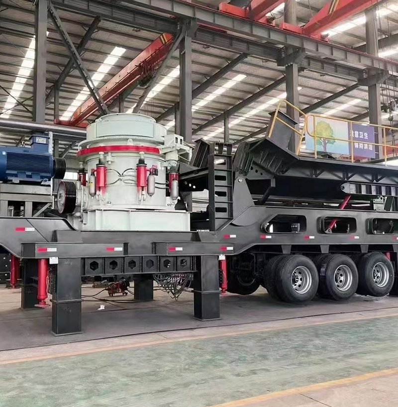 Medium and fine crushing mobile station